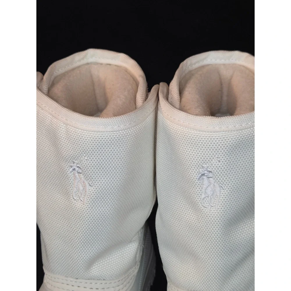 Polo Ralph Lauren Kids White Puffer Snow Boots Size 4‎ Toddler EUR 19
